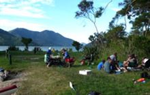 Moetapu Bay Campsite . Pelorus Sound/Te Hoiere and Kenepuru Sound area