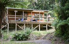 Haurangi Hut . Catchpool Valley & Orongorongo Valley, Remutaka Forest Park