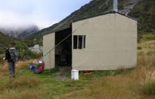 Horace Walker Hut . Westland Tai Poutini National Park