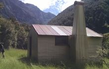 Jacko Flat Hut . Ahaura River and Lake Brunner catchments area