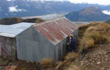 McIntosh Hut . Whakaari Conservation Area