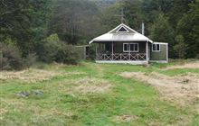 Mitre Flats Hut . Tararua Forest Park