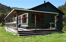 Totara Flats Hut . Tararua Forest Park