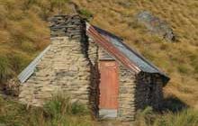 Two Mile Hut . Remarkables Conservation Area