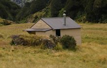 Cameron Hut . Makarora area, Mount Aspiring National Park