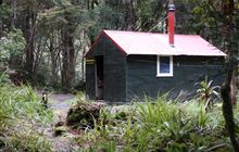 Cow Creek Hut . Tararua Forest Park