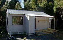 Frew Hut . Kokatahi River - Whitcombe River area