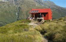 Liverpool Hut . Matukituki Valley area, Mount Aspiring National Park