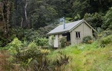 Maori Saddle Hut . Haast, Paringa and Moeraki rivers area