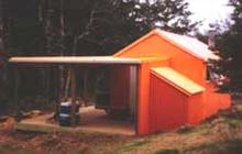 Otutu Hut . Kaweka Forest Park