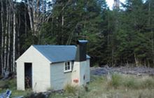 Wheel Creek Hut . Victoria Forest Park